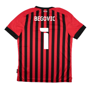 Bourenmouth 2021-22 Home Shirt (Sponsorless) (XL) (Mint) (Begovic 1)_1