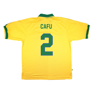 Brazil 1997-98 Home Shirt (XL) (Very Good) (Cafu 2)_1