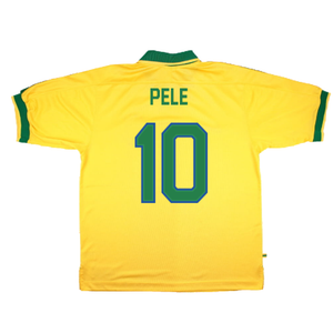 Brazil 1997-98 Home Shirt (XL) (Very Good) (PELE 10)_1