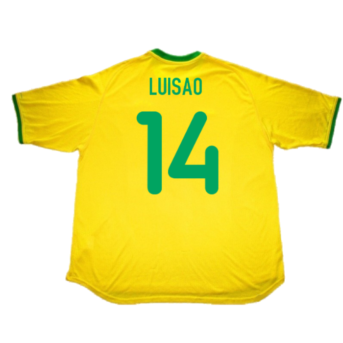 Brazil 2000-02 home Shirt (Excellent) (Luisao 14)