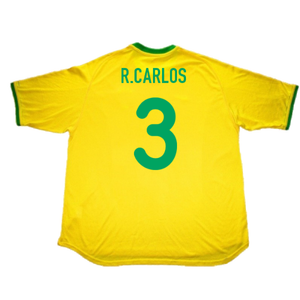 Brazil 2000-02 Home Shirt (L) (Excellent) (R.Carlos 3)_1