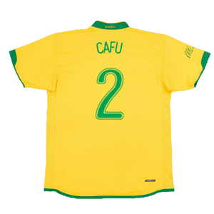 Brazil 2006-2008 Home Shirt (XXL) (Good) (Cafu 2)_1