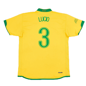 Brazil 2006-08 Home Shirt (L) (Excellent) (Lucio 3)_1