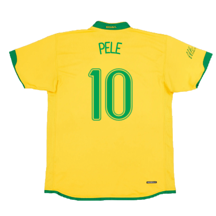 Brazil 2006-08 Home Shirt (L) (Excellent) (PELE 10)