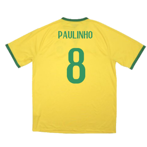 Brazil 2014-15 Home Shirt (Excellent) (Paulinho 8)_1