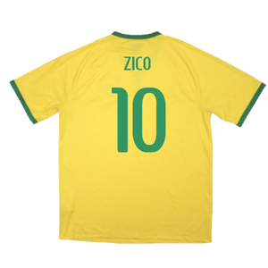 Brazil 2014-15 Home Shirt (Excellent) (Zico 10)_1