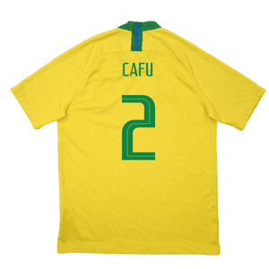 Brazil 2018-19 Home Shirt (M) (Excellent) (Cafu 2)_1