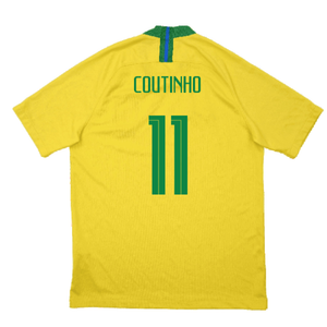 Brazil 2018-19 Home Shirt (M) (Excellent) (Coutinho 11)_1