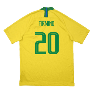 Brazil 2018-19 Home Shirt (M) (Excellent) (Firmino 20)_1