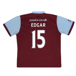 Burnley 2009-10 Home Shirt (XL) (Excellent) (Edgar 15)_1