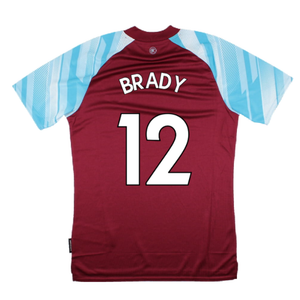 Burnley 2021-22 Home Shirt (Sponsorless) (XL) (BRADY 12) (Mint)_1