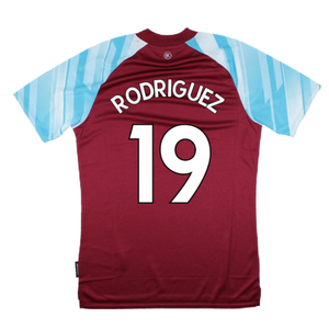 Burnley 2021-22 Home Shirt (Sponsorless) (S) (RODRIGUEZ 19) (Mint)_1