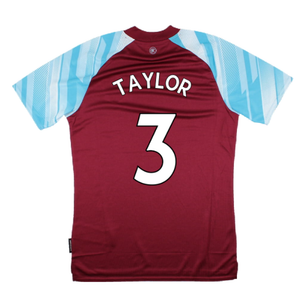 Burnley 2021-22 Home Shirt (Sponsorless) (XL) (TAYLOR 3) (Mint)_1