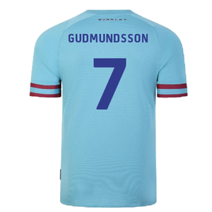 Burnley 2022-23 Away Shirt (Sponsorless) (XXL) (Excellent) (GUDMUNDSSON 7)_1