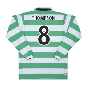 Celtic 2004-05 Home Long Sleeve Shirt (XXL) (Excellent) (Thompson 8)_1