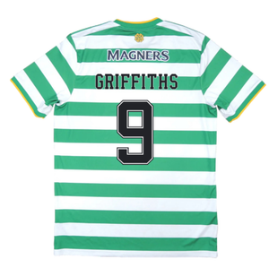 Celtic 2020-21 Home Shirt (XL) (Mint) (GRIFFITHS 9)_1