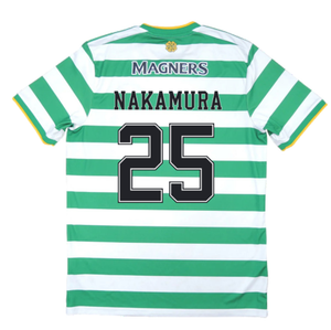 Celtic 2020-21 Home Shirt (XL) (Mint) (NAKAMURA 25)_1