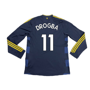 Chelsea 2009-10 Long Sleeve Away Shirt (Excellent) (Drogba 11)_1