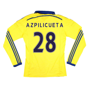 Chelsea 2014-15 Long Sleeve Away Shirt (S) (Excellent) (Azpilicueta 28)_1