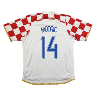 Croatia 2006-08 Away Shirt (S) (Very Good) (Modric 14)_1