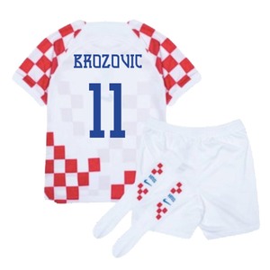 Croatia 2022-2023 Home Mini Kit (6-7y) (BNWT) (Brozovic 11)_1