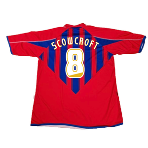 Crystal Palace 2007-08 Home Shirt (S) (Good) (Scowcroft 8)_1