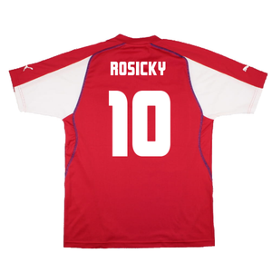 Czech Republic 2004-05 Home Shirt (2XL) (Good) (Rosicky 10)_1