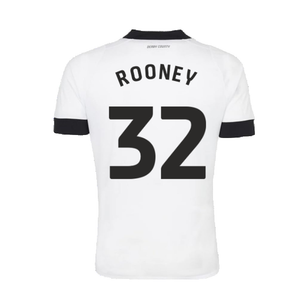 Derby County 2022-23 Home Shirt (Sponsorless) (XXL) (Rooney 32) (Excellent)_1