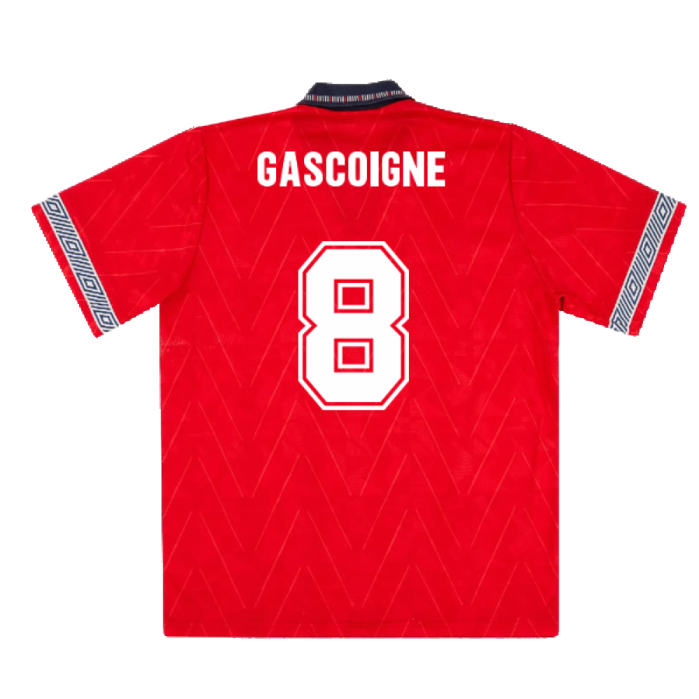 England 1990-92 Away Shirt (Excellent) (Gascoigne 8)_1
