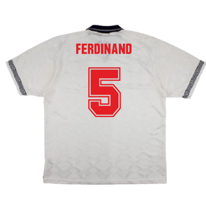 England 1990-92 Home Shirt (L) (Excellent) (Ferdinand 5)_1