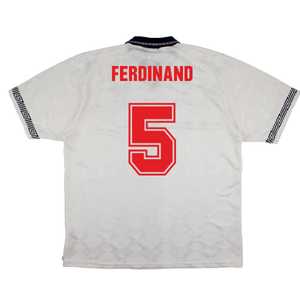 England 1990-92 Home Shirt (S) (Good) (Ferdinand 5)_1