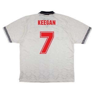 England 1990-92 Home Shirt (Good) (Keegan 7)_1