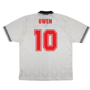 England 1990-92 Home Shirt (M) (Excellent) (Owen 10)_1