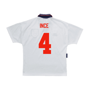 England 1993-1995 Home Shirt (L) (Good) (Ince 4)_1