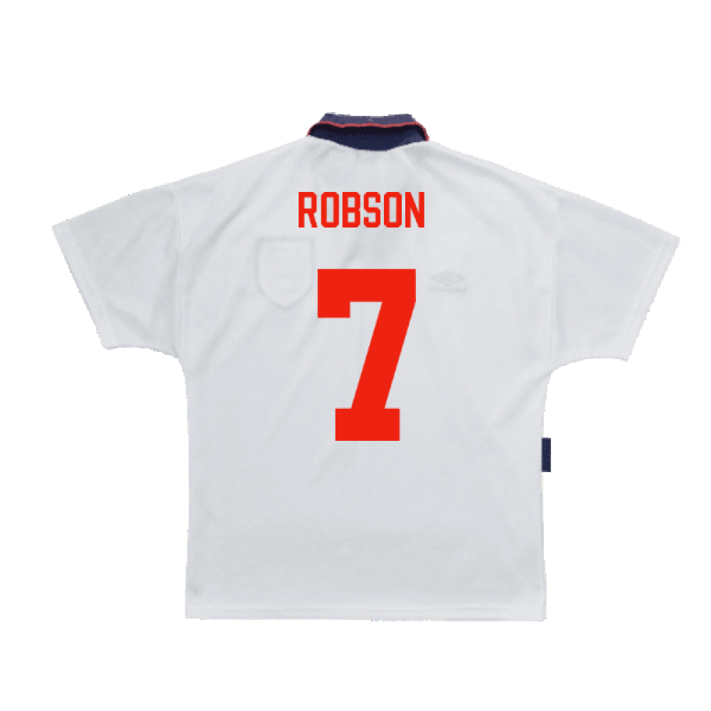 England 1993-1995 Home Shirt (L) (Good) (Robson 7)_1