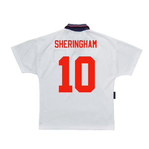 England 1993-1995 Home Shirt (L) (Good) (Sheringham 10)_1