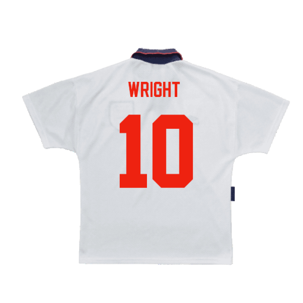 England 1993-1995 Home Shirt (L) (Good) (Wright 10)_1