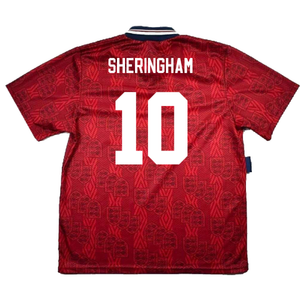 England 1993-95 Away Shirt (Very Good) (Sheringham 10)_1