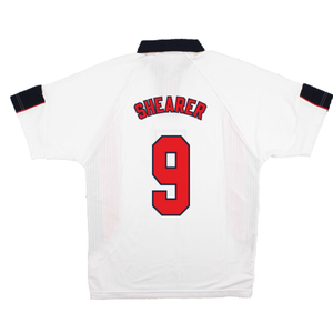 England 1997-99 Score Draw Home Shirt (M) (Very Good) (SHEARER 9)_2