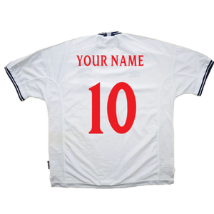 England 1999-00 Home Shirt (XL) (Very Good) (Your Name)_2