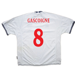 England 1999-00 Home Shirt (XXL) (Fair) (Gascoigne 8)_2