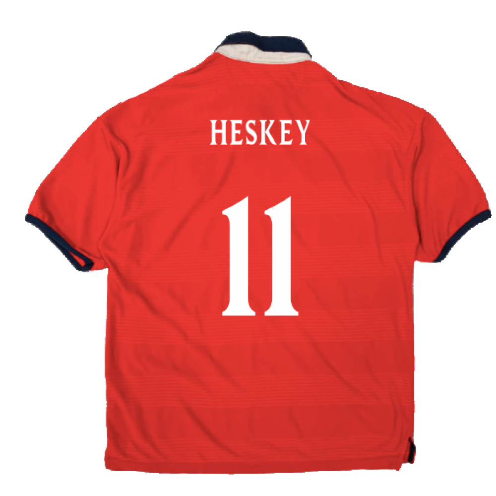 England 1999-01 Away Shirt (Very Good) (Heskey 11)_2