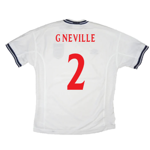 England 1999-01 Home Shirt (Fair) (G Neville 2)_1