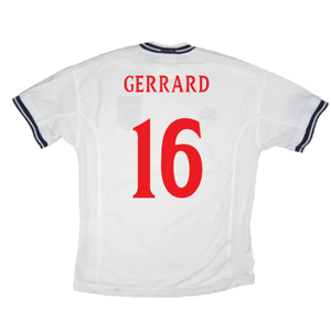 England 1999-01 Home Shirt (Very Good) (Gerrard 16)_1