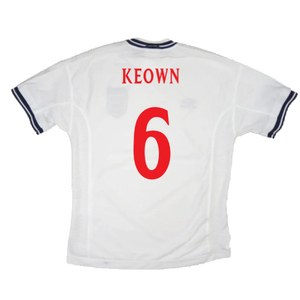 England 1999-01 Home Shirt (Fair) (Keown 6)_1