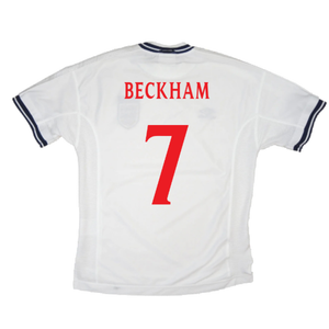 England 1999-01 Home Shirt (XL) (Very Good) (BECKHAM 7)_2