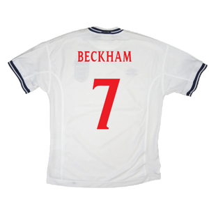 England 1999-01 Home Shirt (Youths) (Excellent) (Beckham 7)_2