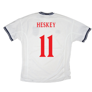 England 1999-01 Home Shirt (Youths) (Excellent) (Heskey 11)_2