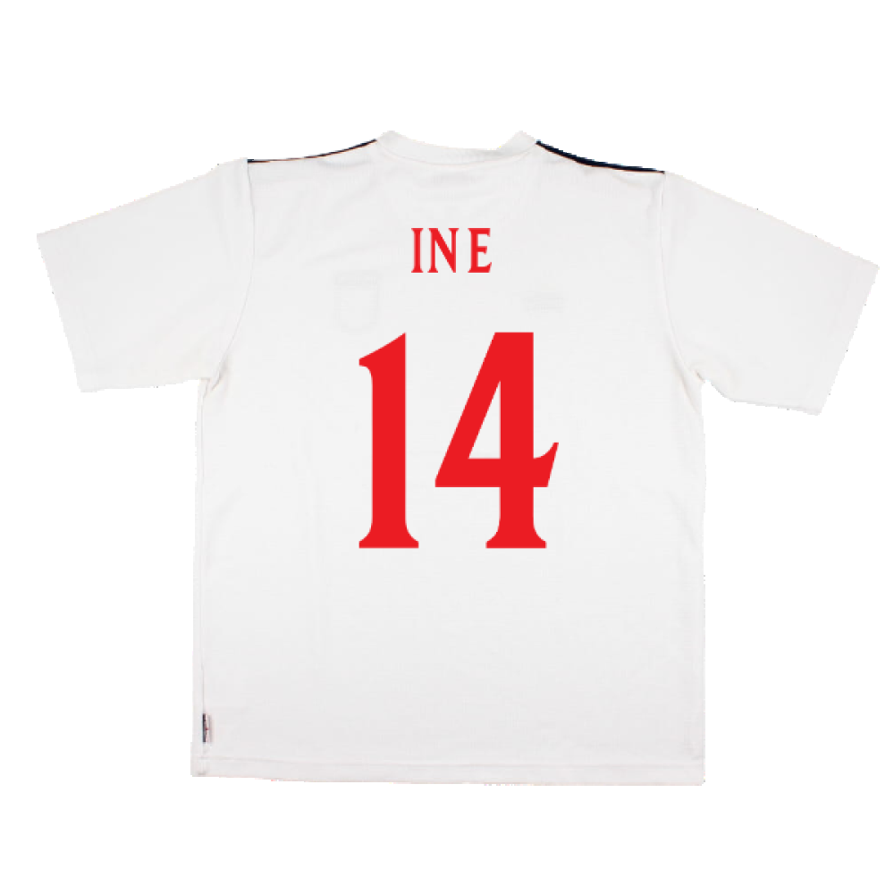 England 1999-2001 Umbro Training Shirt (L) (Ince 14) (Excellent)_1