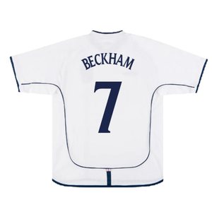 England 2001-03 Home Shirt (XL) (Very Good) (Beckham 7)_1